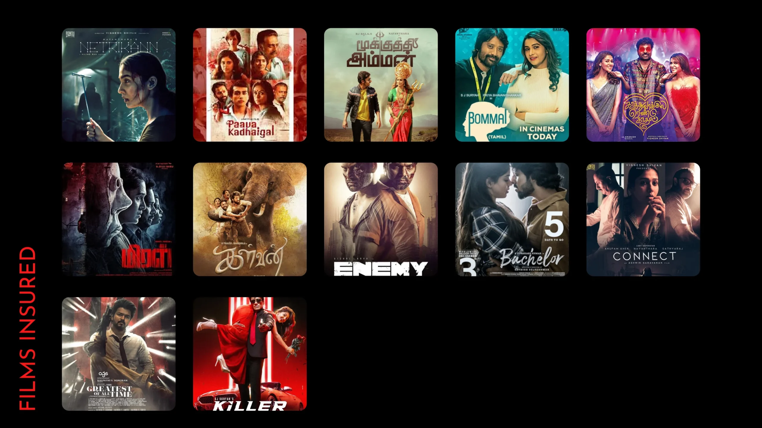 Films insured by KAY Media